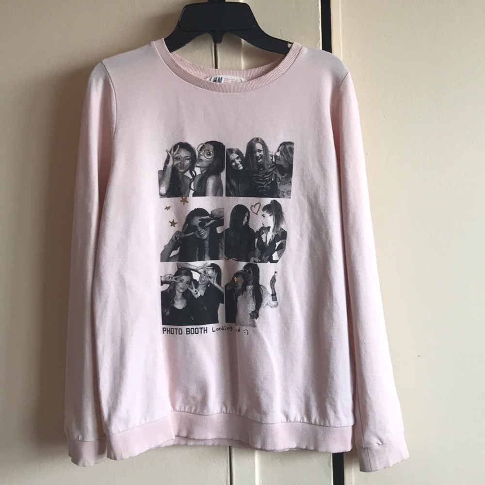 A pastel pink sweater worn once H&M
